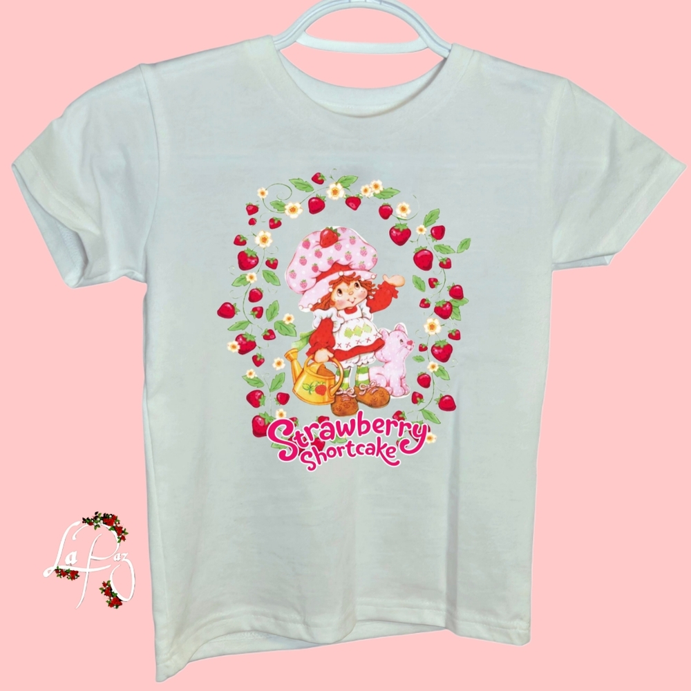 Girls strawberry shortcake shirt